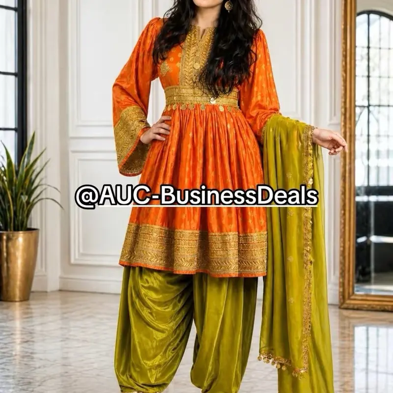 Afghani dress لباس افغانی