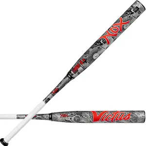 Victus Nox 12.75" 2PC Endloaded USSSA Slowpitch Softball Bat: VSPNX2YU Custom Game Ready Heat Rolled