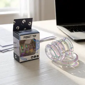 360° Rotatable Fidget Tangle Toy - Flexible Sensory Fidget for All Ages, Portable Stress Relief Toy for Kids Adults
