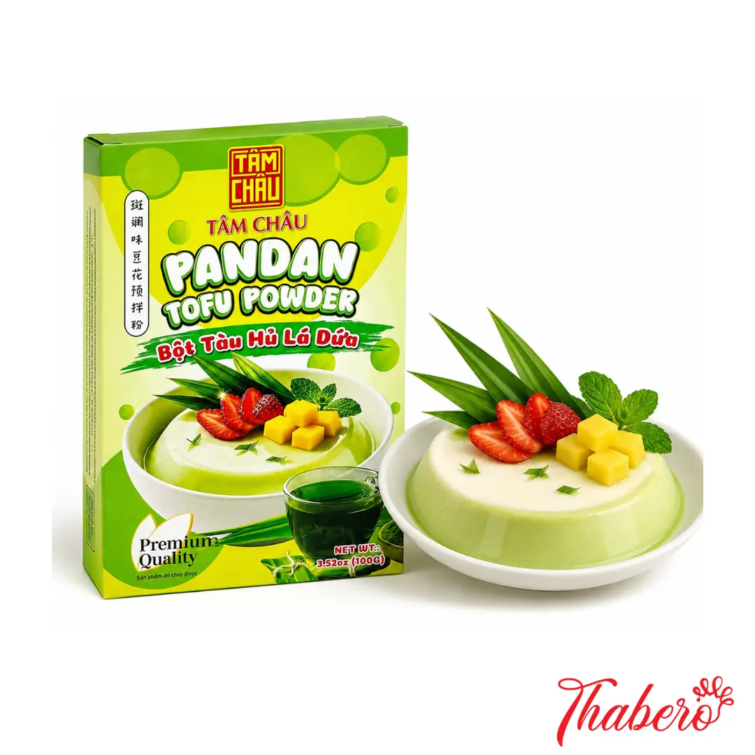 Bột tàu hủ pandan tofu power Tâm Châu - VỊ LÁ DỨA