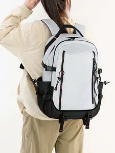 Unisex Japanese Style Simple Backpack, Casual Daypack Backpacks, Versatile and Durable, Perfect for Daily Commute, Stylish Shoulder Bag for Men and Women