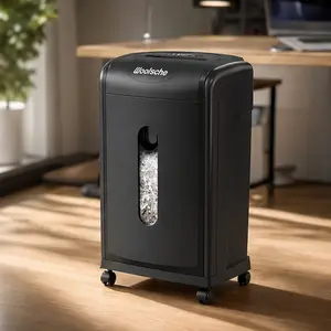 ARCH Heavy Duty 19-Sheet Cross-Cut Paper Shredder with 7.93 Gallon Pullout Wastebasket, P-4 High Security, Ultra-Quiet 56dB, 15-Min Continuous Run, Black ABS+PC, Ideal for Home Office Document & Credit Card Destruction, Black Color Options