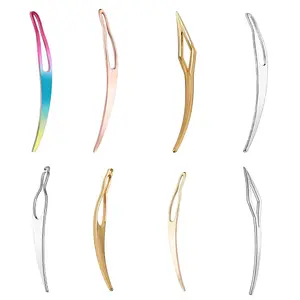 8Pcs Interlocking Tool for Locs & Sisterlocks - Retightening Tool and Bent-Hook Loc Needle for Maintaining Dreadlocks and Hair Extensions (4 Colors)