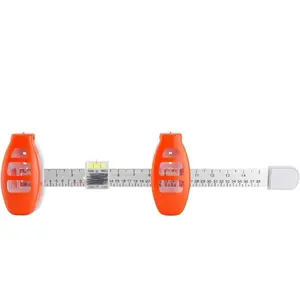 1pc Hang Hero Picture Hanging Tool with Level Ruler, Precision Wall Mount Guide, ABS Frame Level Alignment Tool, Easy Marking Hook Positioning for Frames Mirror Home Decor, Orange