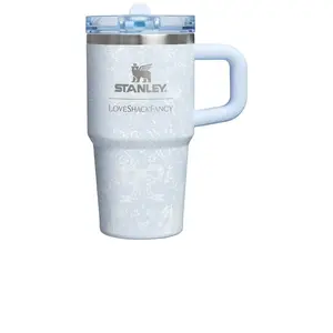 STANLEY x LoveShackFancy The Quencher Protour Flip Straw Tumbler 20oz in Toscana Toile Alpine Blue