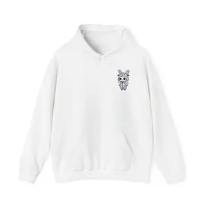 Kawaii Skeleton Bunny Hoodie | Cute Pastel Skull Bunny Pullover