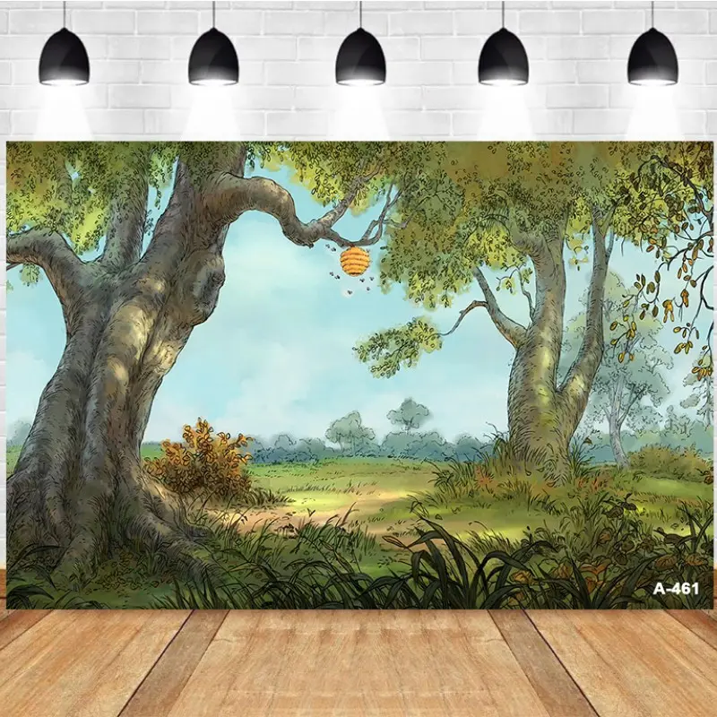 Photography Background Large Tree Grass Countryside Landscape Natural Style Personal Portrait Backdrop Studio Photography