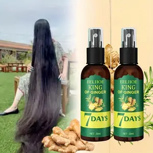 Ginger Hair Oil & Biotin Hair Care Essence, 7-Day Ginger Scalp Nourishment & Massage, Strengthens Hair Roots, Repairs Dry Frizzy Hair, Smooth Shiny Silky, Suitable For All Hair Types, Ideal Gift For Valentine's Day Mother's Day For Men Women
