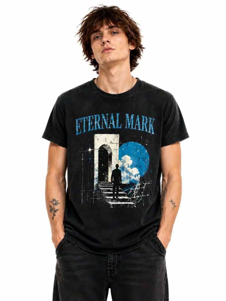 Men’s Sheer Lyocell Blend Boxy T-Shirt