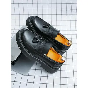 Men's Fashionable Plain Color Loafers, Casual Comfortable PU Leather Loafers for Daily Wear, Breathable Non-slip Shoes for Men