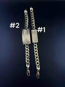 BEAUTIFUL BANGLE FOR YOUNG PEOPLE, MEN, AND WOMEN 14K GOLD PLADET