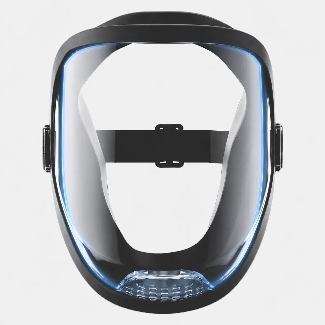 Full Face Organic Vapor Respirator Mask with Anti-Fog Clear Wide-View Lens, Adjustable Fit Design, Covers Eyes, Nose and Face, Suitable for Painting, Cleaning, Sanding, Welding, Machine Polishing, Gas Protection, DIY and Workshop Use