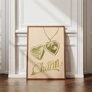 Clairo Charm Poster, Aesthetic Music Wall Art, Indie Pop Singer Print, Retro Concert Poster