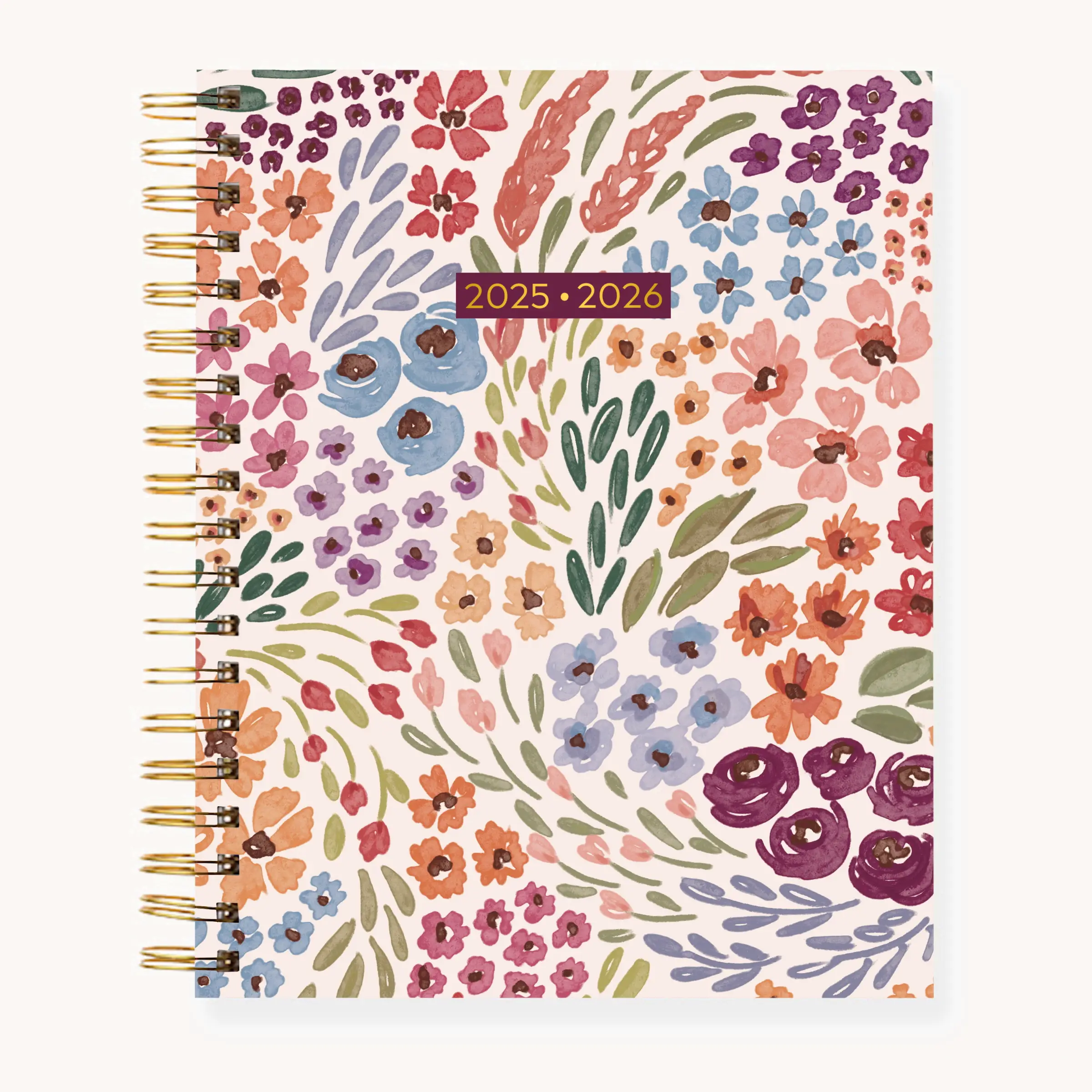 2025-2026 ACADEMIC PLANNER with habit tracker, coloring pages & gold foil stickers, runs August-July