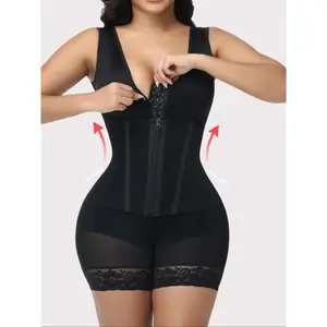 New Women's Shapewear with Bones, Abdominal Shaping, Zipper Butt Lifting, Waist Trainer, Slimming Underwear, Body Contouring