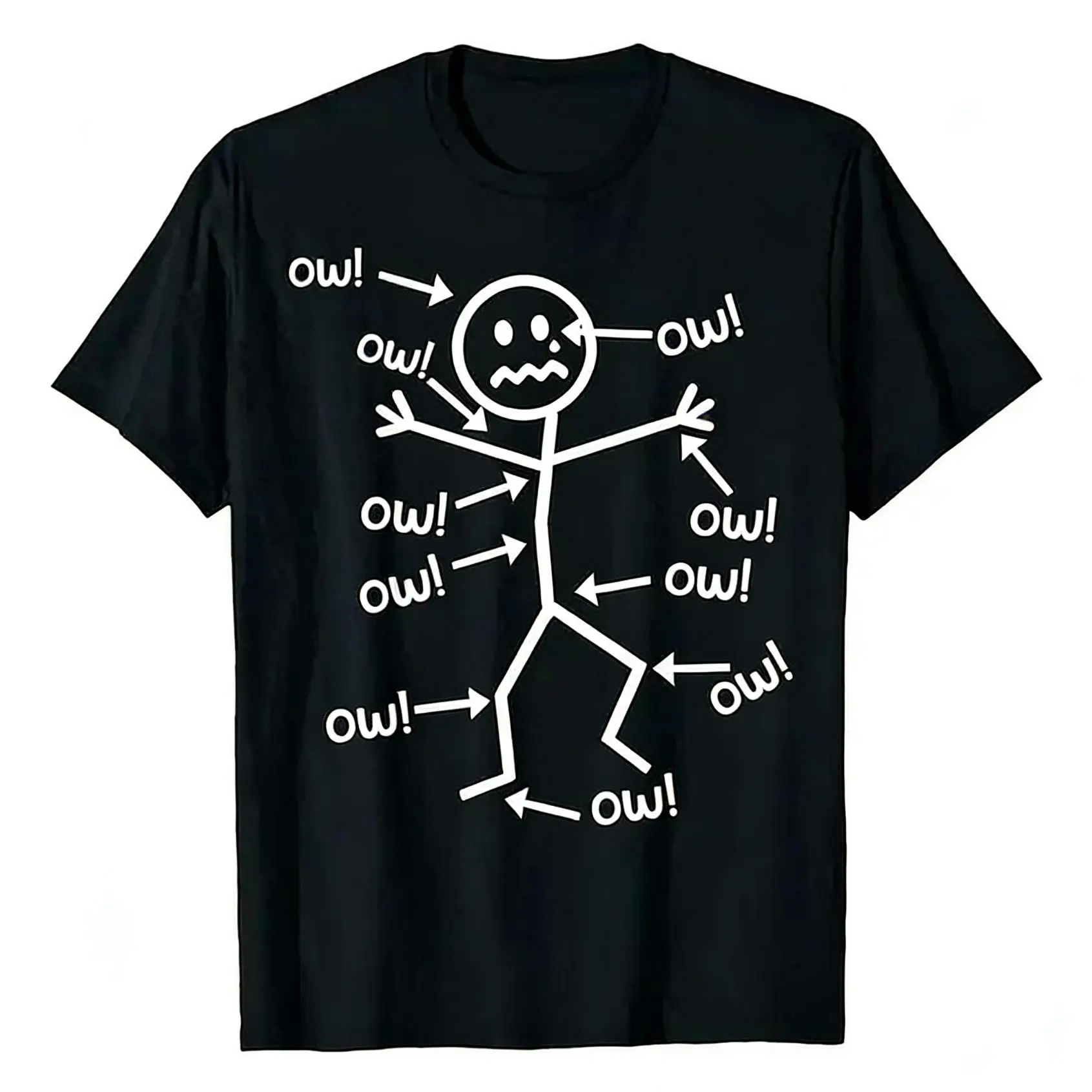 Humorous Chronic Pain Awareness T-Shirt Perfect for Casual Summer Wear Short Sleeve Round Neck Machine Washable