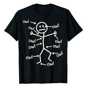 Humorous Chronic Pain Awareness T-Shirt Perfect for Casual Summer Wear Short Sleeve Round Neck Machine Washable
