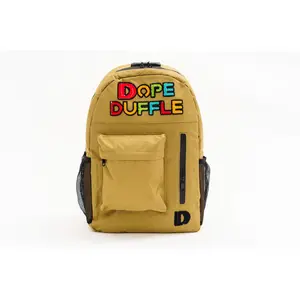 Dope Duffle Smell Proof Chenille Patch Logo Backpack