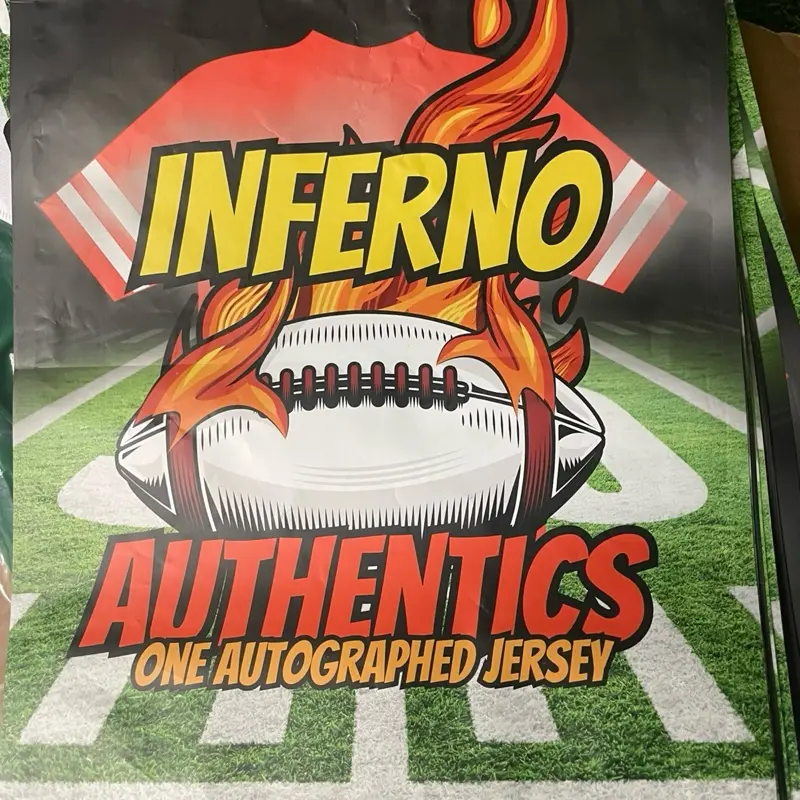 PYD Yeti BREAK Authenticated Football Cards Box - Includes 2 Football Cards & Jersey Shot