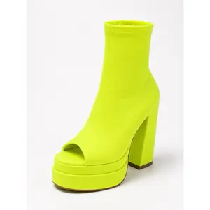 Women's After Dark Platform Boot - All Eyes on Me Neon Style