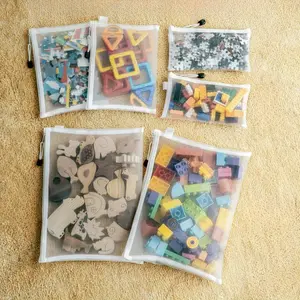 5PCS Durable Nylon Mesh Multipurpose Storage Bag with Zipper Closure, Set of 10, Ideal for Home & Office Organization, Versatile Organizer Pouches, Space Saving Bags