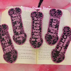 Spicy Bookmarks, Dark Romance Bookmarks, 3D Printed Bookmarks