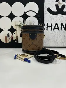 Pre-owned Louis Vuitton Monogram Cannes Bucket Bag Code CA2240
