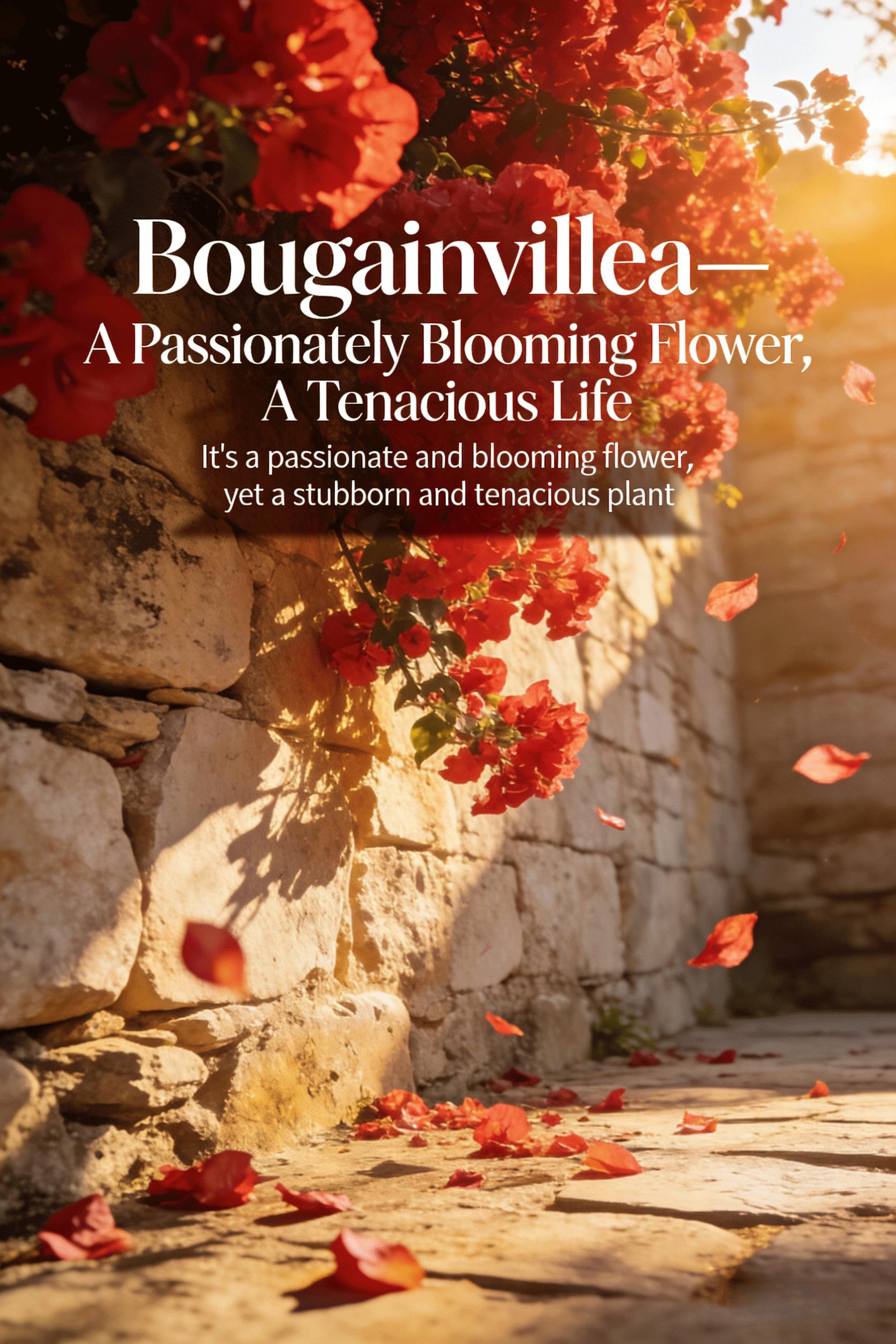 Bougainvillea Seedling for Outdoor Use | Home Gardening Flower Plant | Ideal for Patio Yard and Fence Planting