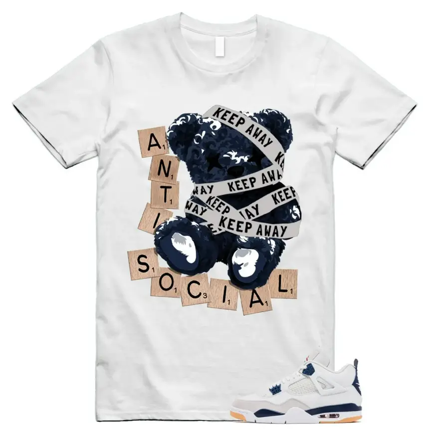 4 Navy SB Summit White Neutral Grey T Shirt Match Keep A Way, Navy SB 4s Outfit, Graphic Tees, Womenswear Top T-Shirt