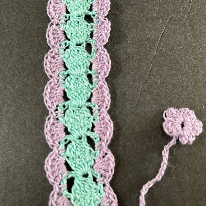Handmade Crocheted Bookmark - Unique Craftsmanship, Soft Yarn, Fits Snugly, Ideal for Book Lovers & Aesthetic Readers