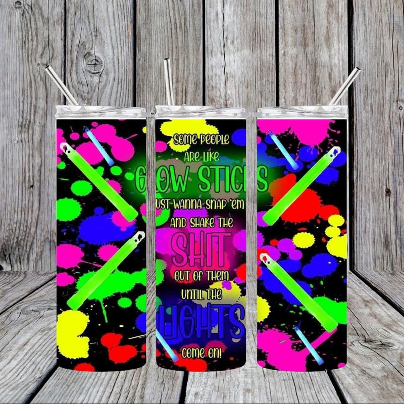 20 oz glow stick tumbler