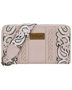 Wrangler Women's Women'S Bandana Paisley Wallet - Wg331-W115 Pk