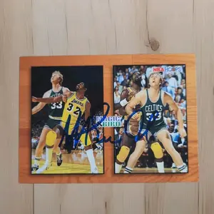 Ervin Johnson Magic Lakers Autographed Card Featuring Iconic Number 32 and 33 Basketball Collectible