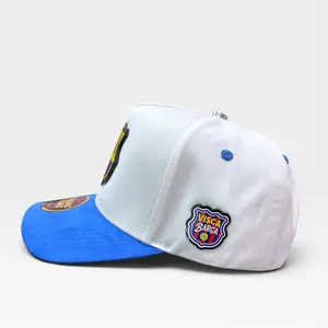 Unisex "Visca Barca" Plate Style Adjustable Snapback Hat, Suede Visor, Ideal for Mens and Womens Gifts, Black Snapback, Snapback Cap