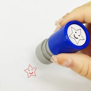1 Piece Cute Pattern Stamp, Teacher Assessment Reward Motivation Stamp, Praise Encouragement Reward Stamp, Multi Purpose Stamp for Student, Teacher, Reward, School