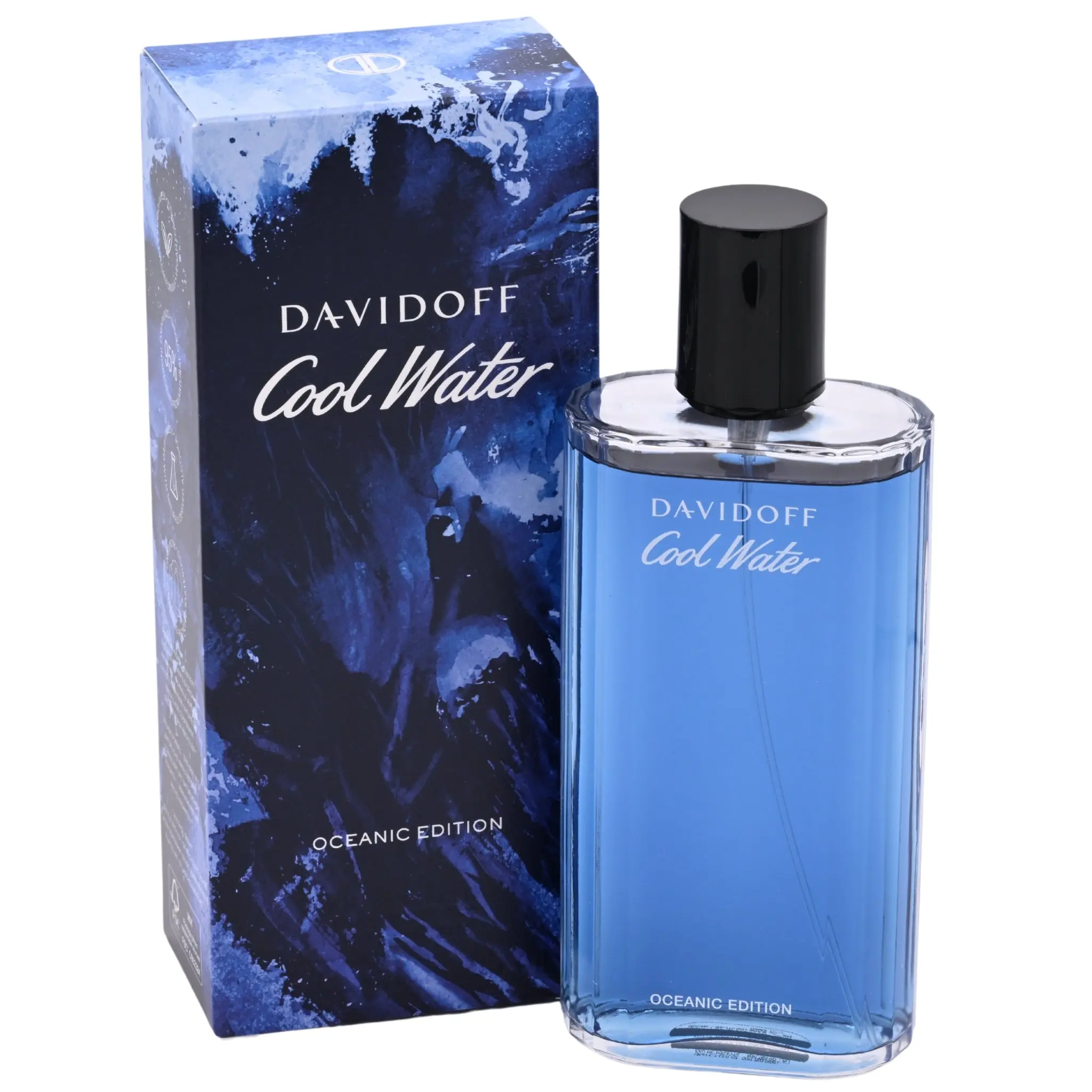 Men's Davidoff Cool Water Oceanic Edition Alcohol-Based Eau de Toilette Spray - 4.2 oz (125 ml) Men's Cologne with Ocean Fresh Fragrance