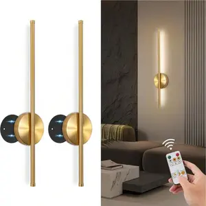 Remote Controlled Wall Mounted LED Light, Multifunctional Ambient Lights, Adjustable Color Temperature, Dimmable Touch Control, Ideal for Bedroom Living Room Hallway Study, Indoor Lighting