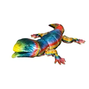JUMBO Flexi Lizard 12” – Big Articulated Skink | Satisfying Desk Toy