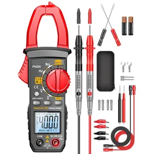 Digital Clamp Meter Multimeter Tester with  Current,, NCV Amp Ohm  4000 Counts Meter Measures Capacitance, Resistance, Diodes, Continuity Frequency Backlight Electrican Tools