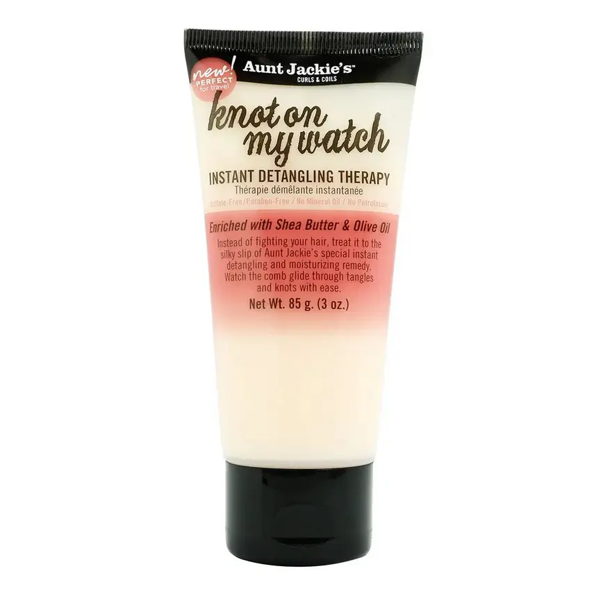 Aunt Jackie's Knot On My Watch Instant Detangling Therapy 3 oz Curly Hair Gel - Hydrating Moisturizer with Shea Butter, Olive Oil for Detangling, Soft Curls (Beauty & Personal Care, Haircare & Styling, Mousse & Gel)