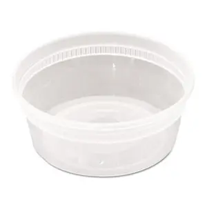 Pactiv Corporation Plastic Food Containers, PCTYL2508 8 Oz Microwavable Combo Preserving Container