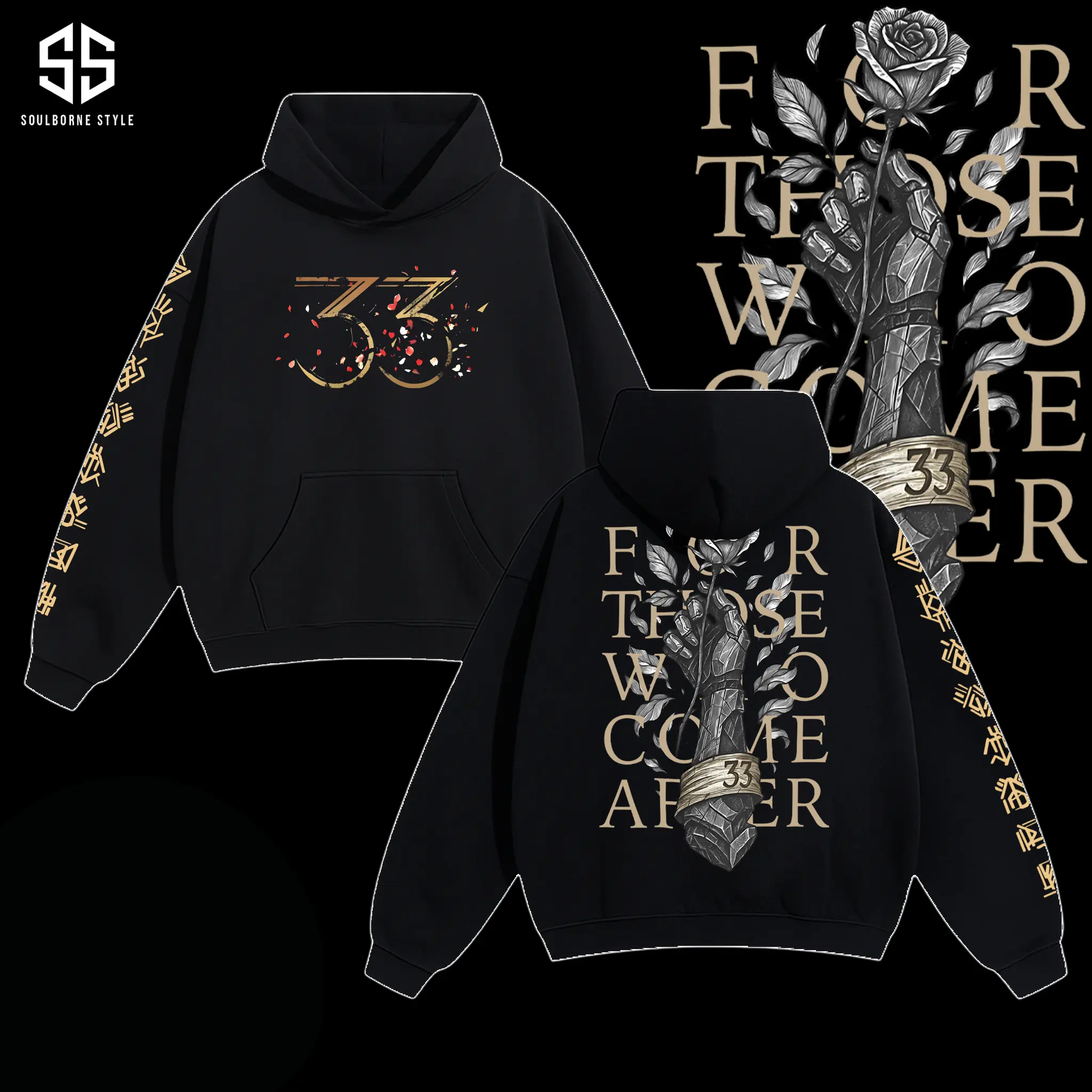 [Soulsborne Style] GOTY 2025 Vintage Clair Obscur Expedition 33 Unisex Hoodie, Gaming Apparel, Game Shirt, Video Game Clothes, Boy Merch, Gift For Him, Gift For Her, Soulslike Streetwear