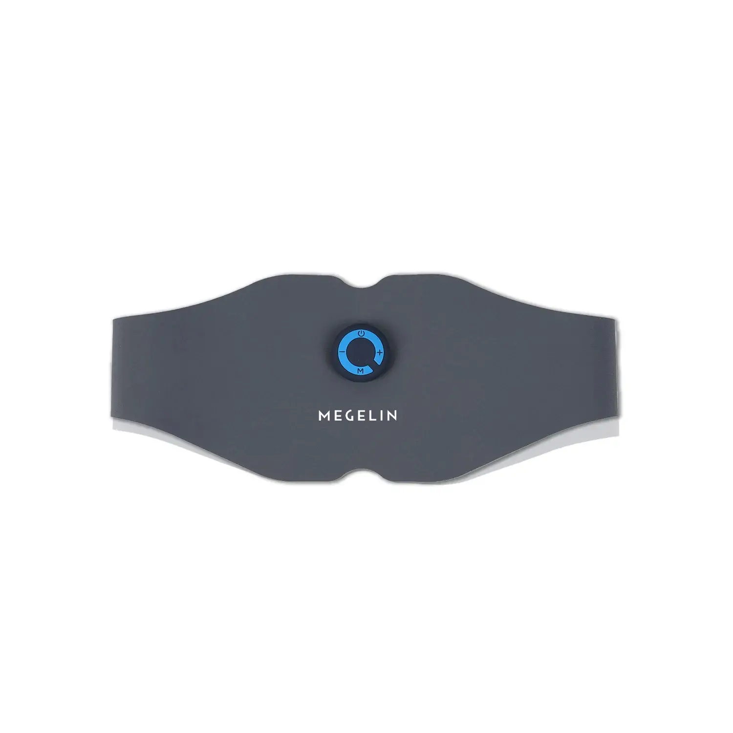 Megelin Toning System, an Electronic Body Care Tool for Muscle Toning, Gray with Blue Control Button