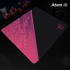 Atom Tempered Glass Mouse Pad, Customized Laser Engraving Photovoltaic Glass Mouse Pad, Ultra-smooth Surface, Non-slip Honeycomb Base FPS Gaming Mouse Pad, Non Slip Mousepad