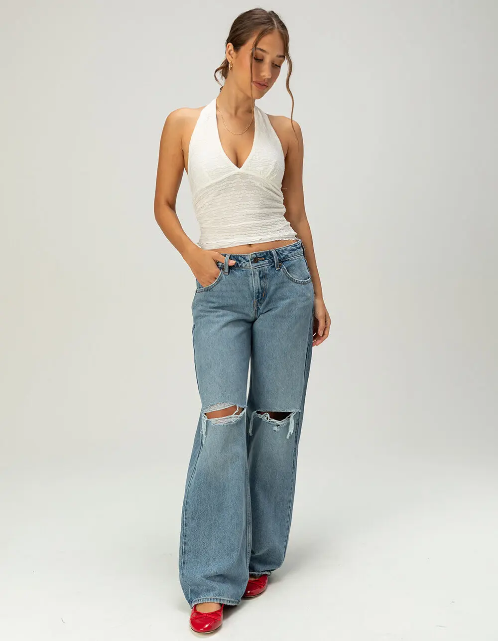 LEVI'S Premium Low Loose Womens Jeans - Shakey Ground LEVI'S Premium Low Loose Womens Jeans - Shakey Ground