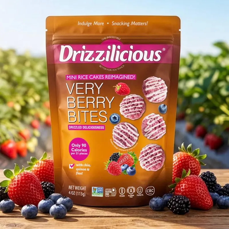 Drizzilicious Mini Rice Cakes – Light & Crispy Snack, 90 Calories per Serving, Multiple Flavors Available Drizzilicious Mini Rice Cakes – Light & Crispy Snack, 90 Calories per Serving, Multiple Flavors Available