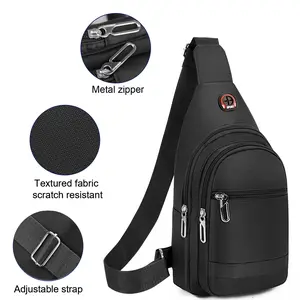 Crossbody Sling Bag with earphone hole | Versatile , Lightweight Carries iPad Mini, Umbrella & Essentials | For Travel, Commute & Daily Adventure‌ Casual Flap Pocket