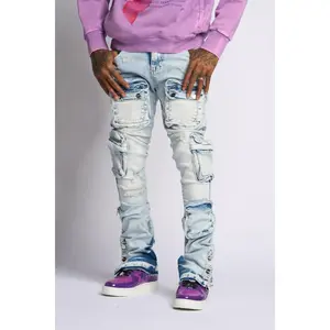 PHEELINGS JOURNEY TO GREATNESS FLARE STACK DENIM (LIGHT BLUE)