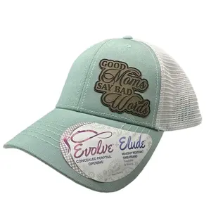 Good Moms Say Bad Words PonyTail Hat - Fashion Clothes Accessories Funny Quote Snapback