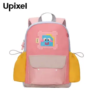 Upixel Backpack - DIY Pixel Art Backpack, Waterproof and Scratch-Resistant, Lightweight and Durable, for School, Outdoor & Travel - Medium Size